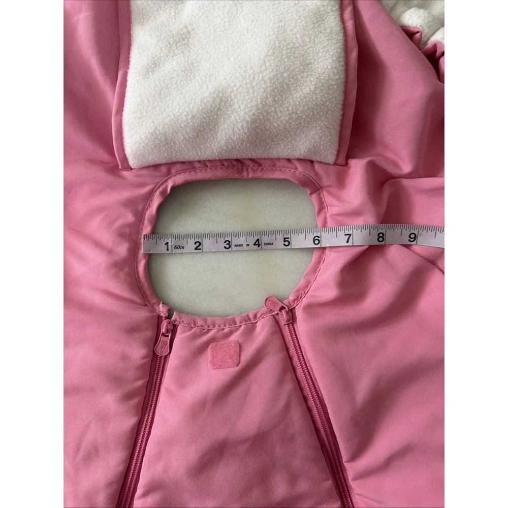 Cozy Cover Infant Pink Carseat Canopy SeatCover Fleece Lined‎